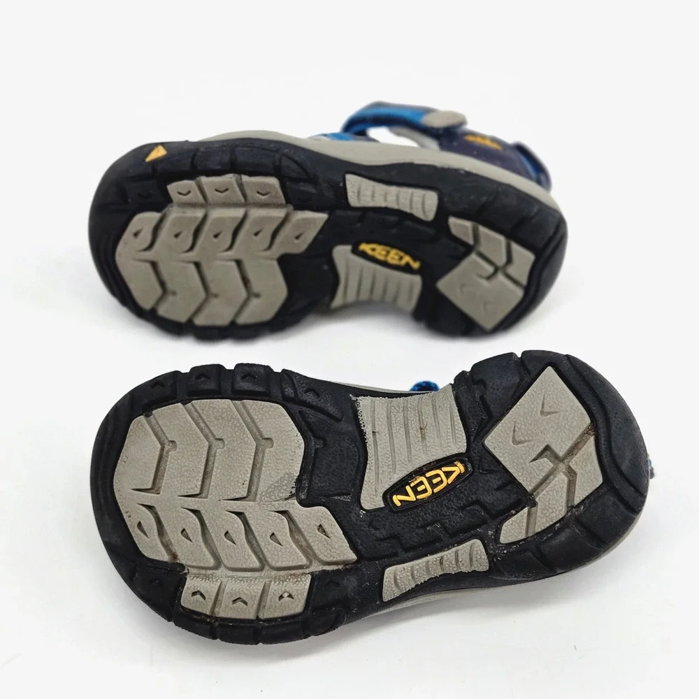 KEEN Kids Newport H2 Waterproof Sport Sandals Blue Depths Toddler Size 9 VGUC